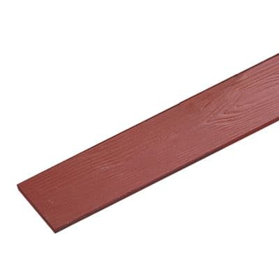 Plank TPI Teak Square Cut Size 20 x 300 x 0.8 CM. Red - Berry