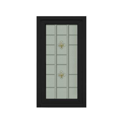 Aluminum Casement Window and Stainless Steel Size 60 x 110 cm Black