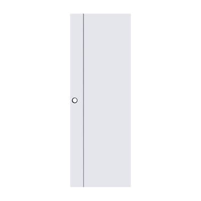 UPVC Door ECO DOOR X1 Size 70 x 200 cm White (Drill knob)