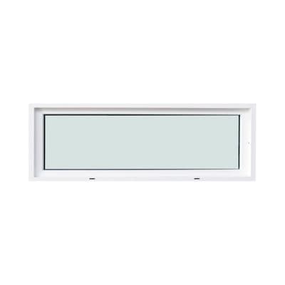 FRAMEX UPVC Fixed Window Laminated Glass (F100), 120 x 40 cm, White