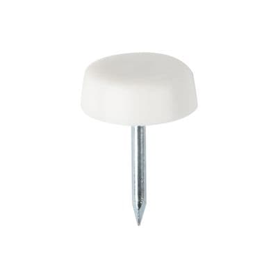 Plastic Cap with Nail PAN SIAM PG-05 Size 16 x 16 mm. (Pack 10 Pcs.) White