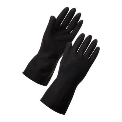 Rubber Glove Chemical KVB Black