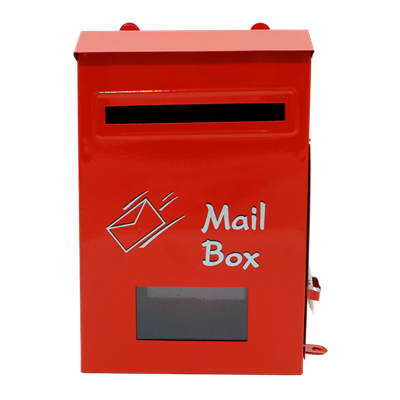 GIANT KINGKONG  Tall Mailbox , 31.5 x 9 x 20.4 Cm., Red Color