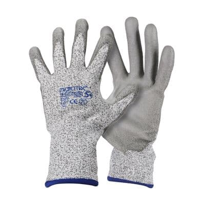 Cut resistant Gloves HI CUT PUMICROTEX No.33-845349 Size L 15 x 31 x 3 Cm.Grey