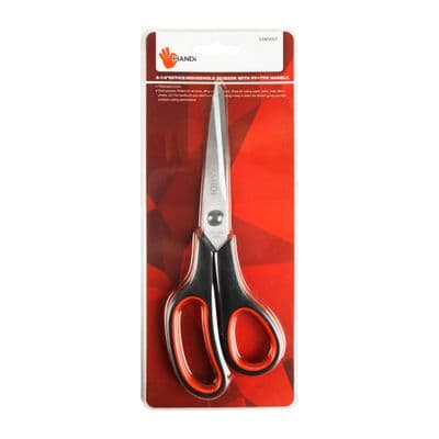 Office - Household Scissors with PP&TPR Handle HANDI SAM9007 Size 8 Inch Red