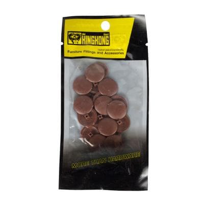 Plastic Cover GIANT KINGKONG DF.2220 Size 17 MM. (Pack 20 Pcs.) Brown