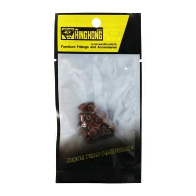 Plastic Cover GIANT KINGKONG DF.2150 Size 10 MM. (Pack 20 Pcs.) Brown