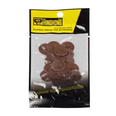Plastic Cover GIANT KINGKONG DF.2190 Size 18 MM. (Pack 20 Pcs.) Brown
