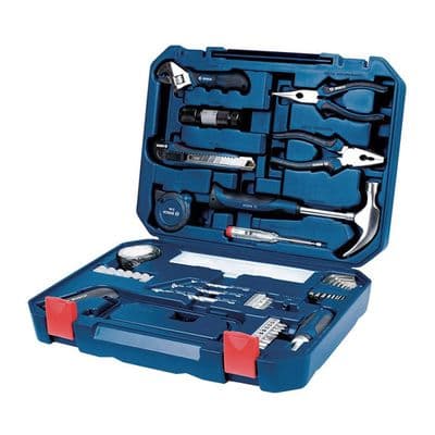 BOSCH Multi Function Household Tools Multi Tool Kit 108 P, (Set 108 Pcs.), Blue