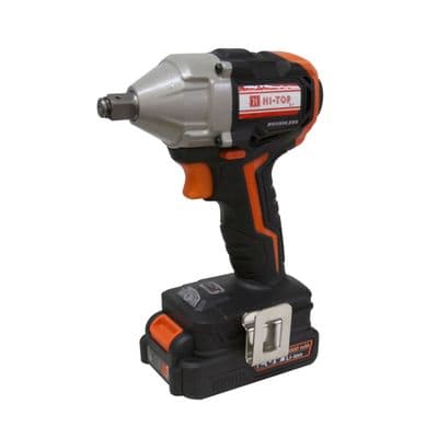 Wireless and brushless impact driver with battery 2AH. 20V included, HI-TOP CIW-BL20 Orange-Black