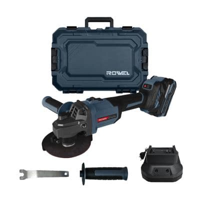 ROWEL Brushless Cordless Angle Grinder (DGD100), 4 Inches Power 20V, Battery Included