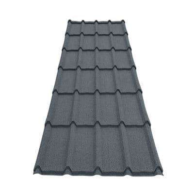 GIANT KINGKONG LONGSPAN 840 Stond-Coated Metal Roofing Sheet, 92 x 234 cm, Charcoal Color