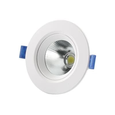 EVE LIGHTING Round Spot Downlight LED 5W Daylight (Ornate 5W DL), 3.5 Inch, White Color