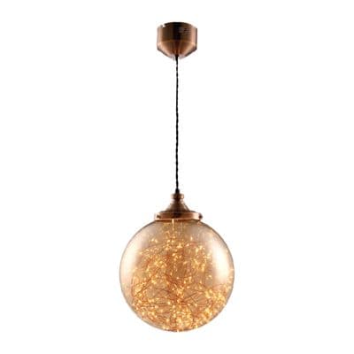 BEC Pendant Lamp Glass LED 18W (MEY-011AB/18W), Amber Color