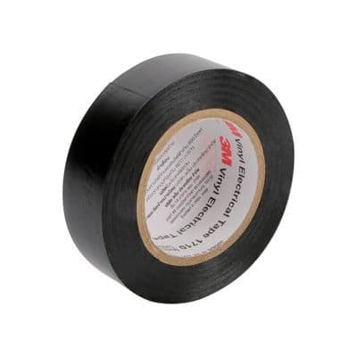3M Vinyl Electrical Tape (Z053-0010) Size 3/4 Inch x 10 M. Black