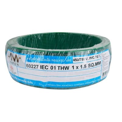 Electric Cable (Cutting Per Meter) NNN IEC 01 THW Size 1 x 1.5 SQ.MM.