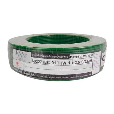 Electric Cable (Cutting Per Meter) NNN IEC 01 THW Size 1 x 2.5 SQ.MM.