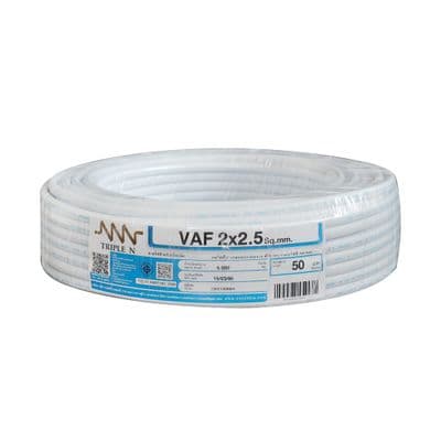 NNN Electric Cable (VAF), 2 x 2.5 Sq.mm., Lenght 50 Meter, White
