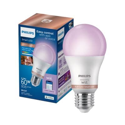 PHILIPS Smart LED Bulb 8.5W RGB (WIZ E27 A60)