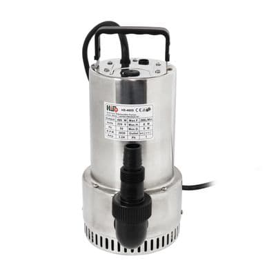 Stainless Submersible Pump HISO HS-400S Power 400 W. Size 1 1/4 - 1 Inch Silver