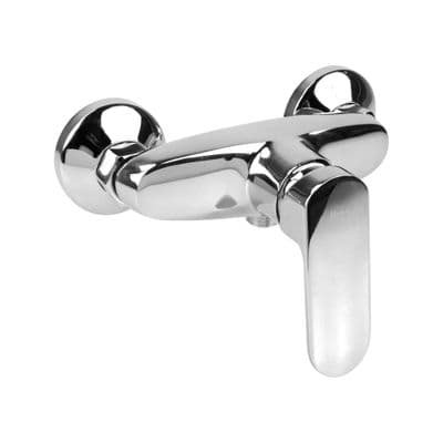 Wall Single Control Mixer Bath Faucet With Hand Shower Chrome HANG BS-443