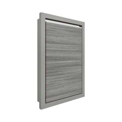 Single Counter Door MJ SAV-S6040X-GW SAVE Size 46 x 66 cm Wood Grain Gray
