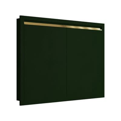 Double Counter Door MJ ET-S6080X-DG Size 86 x 66 cm Dark Green
