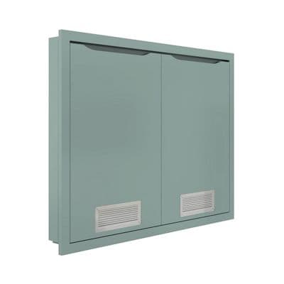 MJ Double Counter Door ( EC-S6080X-VENT-SS), 86 x 66 cm, Sea Salt Color