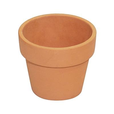 FONTE Terracotta Pot (41334-E1-000-TC VL)., Size 6.5 inch., Orange Color