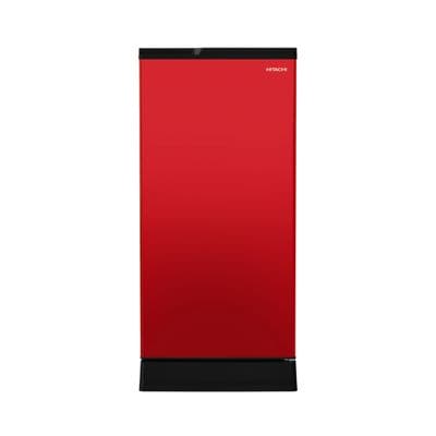 HITACHI Refrigerator 1 Door (HR1S5188MNPMRTH), 6.6 Q, Metallic Red