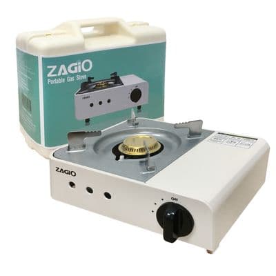 ZAGIO Portable Gas Stove (ZG-1555), White Color