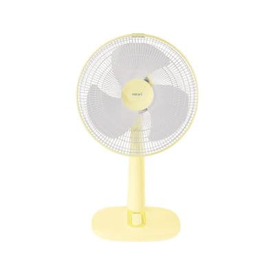 HATARI  Table Fan (T14M1), 14 Inch, Yellow