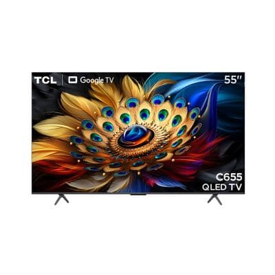 TCL TV QLED LED 4K Google TV (55C655), 55 Inches