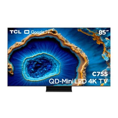 TCL UHD Mini-LED 4K Google TV (85C755), 85 Inches