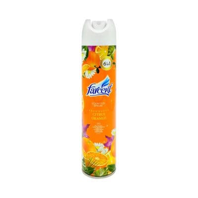 FARCENT Farcent Aerossol Air Freshener & Odor Elimination Spray, 320 ML, Orange Scent